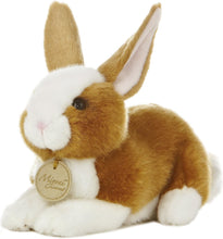 Load image into Gallery viewer, Aurora Easter Plush Set of 2: Miyoni - 8" American White Rabbit and 8" Dutch Rabbit, with Drawstring Bag