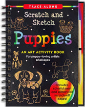Load image into Gallery viewer, Scratch and Sketch - Puppies: An Art Activity Book