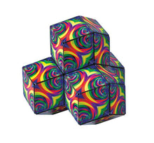 Load image into Gallery viewer, SHASHIBO Shape Shifting Box - Award-Winning, Patented Fidget Cube w/ 36 Rare Earth Magnets - Extraordinary 3D Magic Cube – Fidget Toy Transforms Into Over 70 Shapes (Confetti- Artist Series)