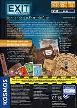 Load image into Gallery viewer, Exit: The Game - Kidnapped in Fortune City Family-Friendly, Card-Based Escape Room Experience