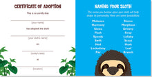 Load image into Gallery viewer, Hug A Sloth Kit