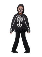 Load image into Gallery viewer, Smiffys Skeleton Costume Kit with Poncho &amp; Gloves, Child's