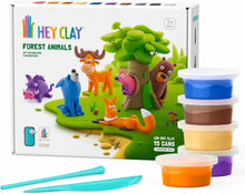 Load image into Gallery viewer, Hey Clay Set of 3: Farm Birds, Forest Animals, and Mega Dinos with Exclusive Drawstring Bag