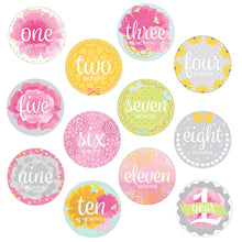 Load image into Gallery viewer, Stephan Baby Set: Special Girl Sash, Pink/Silver Headband Set &amp; Monthly Sticker Set