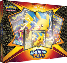 Load image into Gallery viewer, Pokémon TCG: Shining Fates Collection Pikachu V Box