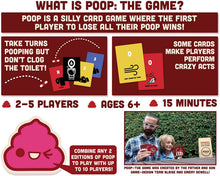 Load image into Gallery viewer, Breaking Games Poop: Party Pooper Edition Card Game