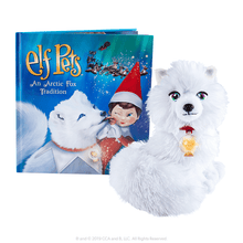 Load image into Gallery viewer, Elf on the Shelf Arctic Fox Tradition Set,12" Plushee Pal Light Girl Elf Snuggler, Exclusive Joy Bag
