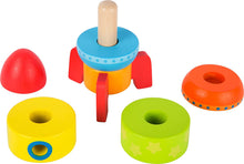 Load image into Gallery viewer, Small Foot - Colorful Wooden Stacking Rocket