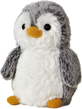 Load image into Gallery viewer, Aurora Pompom Mini Penguin Plush: Grey, 6"