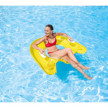 Load image into Gallery viewer, Intex Sit N Float Inflatable Lounge, 60" X 39", 1 Pack (Colors May Vary)
