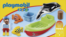 Load image into Gallery viewer, Playmobil Fisherman with Boat