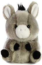 Load image into Gallery viewer, Aurora 5" Plush Rolly Pets Farmyard Plushie 3 Pack: Prankster Pig, Daisy Cow, and Bray Donkey, with Drawstring Bag