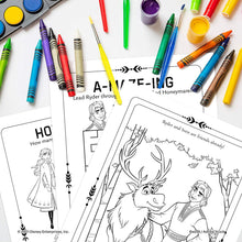 Load image into Gallery viewer, Disney Frozen 2 Anna Carry-Along Plastic Case with Activity Pad and Stickers by Bendon