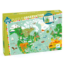 Load image into Gallery viewer, Djeco Observation Around the World 200-Piece Puzzle
