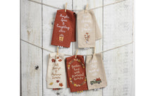 Load image into Gallery viewer, Primitives by Kathy Linen Blend Embroidered Dish Towel - Pumpkin Spice &amp; Everything Nice, 20" x 26"