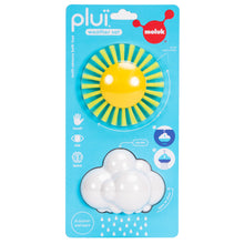 Load image into Gallery viewer, Fat Brain Toys - MOLUK Plui Weather Set - Rain Cloud and Sun Brush - Bathtub Toy