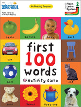 Load image into Gallery viewer, Briarpatch First 100 Words Activity Game, Active Fun and Learning for Toddlers and Children Ages 2 to 5 Years from