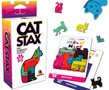Load image into Gallery viewer, Brainwright Cat STAX The Perrfect Puzzle, Dog Pile The Pup &amp; Sea STAX The Deep Sea Creature Shaped Pattern Puzzle Packing Game