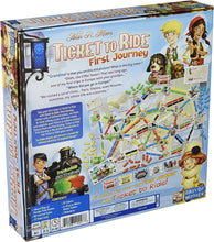 Load image into Gallery viewer, Ticket to Ride First Journey Europe Family Board Game Ages 6+ For 2-4 Players Average Playtime 15-30 minutes