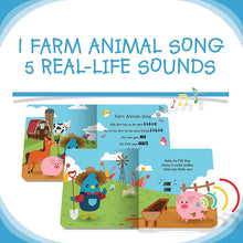Load image into Gallery viewer, Ditty Bird Sound Book - Farm Animal Sounds and Musical Rhyme Book for Babies