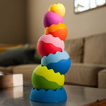 Load image into Gallery viewer, Fat Brain Toys Tobbles Neo - Stackable Sensory and Motor Skills Toy