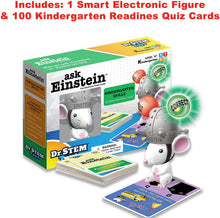 Load image into Gallery viewer, Dr. STEM Toys Ask Einstein Electronic Flash Cards - Kindergarten Skills Set Includes Interactive Mouse and One Hundred Flash Cards