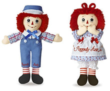 Load image into Gallery viewer, Aurora Bundle of 2 Dolls - 12'' Raggedy Ann &amp; Raggedy Andy