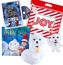 Load image into Gallery viewer, The Elf On The Shelf Set: Arctic Fox, Fox Cub Christmas Tale DVD, Fox Clip On &amp; Exclusive Joy Bag