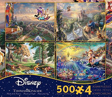 Load image into Gallery viewer, Ceaco The Disney Puzzles: Aladdin, Winnie the Pooh, Beauty &amp; the Beast, The Little Mermaid (4) 500-P