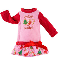 Load image into Gallery viewer, The Elf on the Shelf Claus Couture Yummy Cookie Nightgown (Elf Not Included)